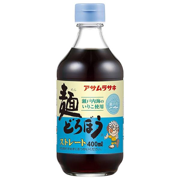 アサムラサキ 麺どろぼう ストレート 400ml瓶×12本入×(2ケース)｜ 送料無料