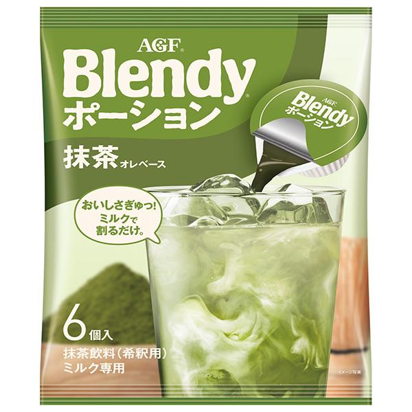 Blendy AGF ブレンディ ポーション 抹茶オレベース (20g×6個)×12袋入
