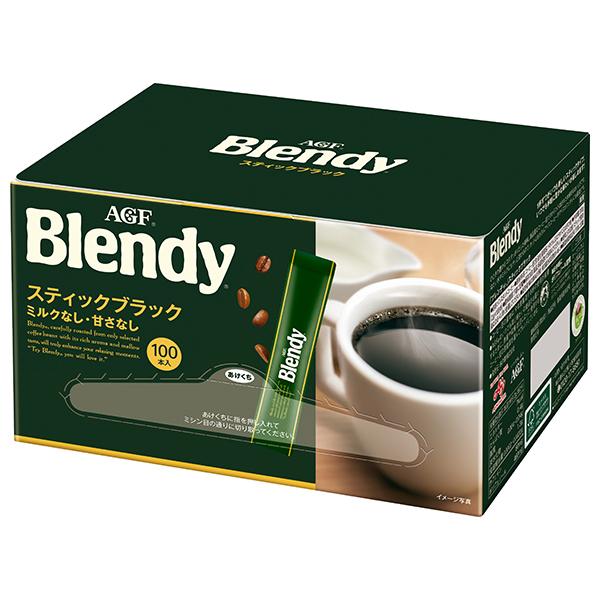 AGF Blendyスティックブラック　2ｇ×100本 5箱 Blendy AGF ブレンディ スティックブラック (2g×100本)×6箱入｜ 送料