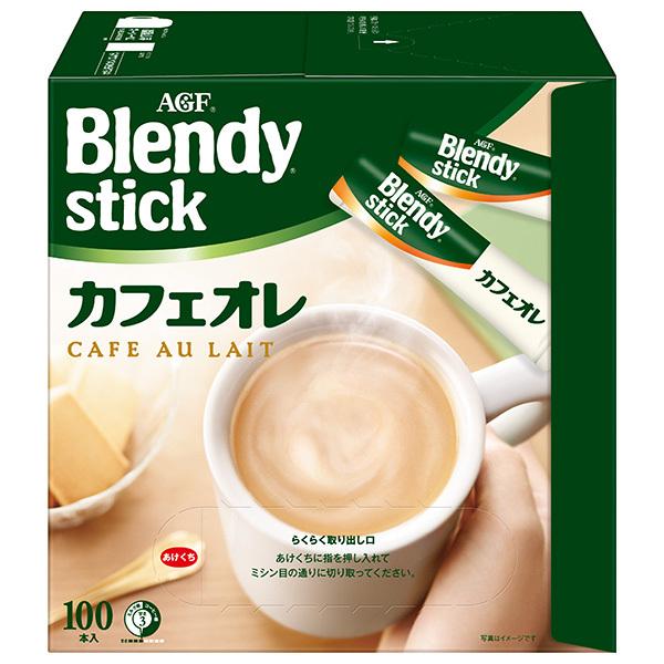 AGF ブレンディ スティック カフェオレ (8.8g×100本)×4箱入｜ 送料無料