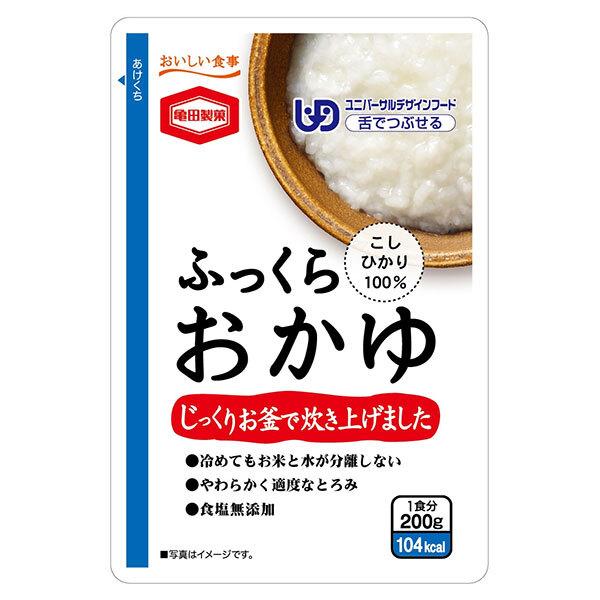 亀田製菓 ふっくらおかゆ 200gパウチ×24袋入×(2ケース)｜ 送料無料