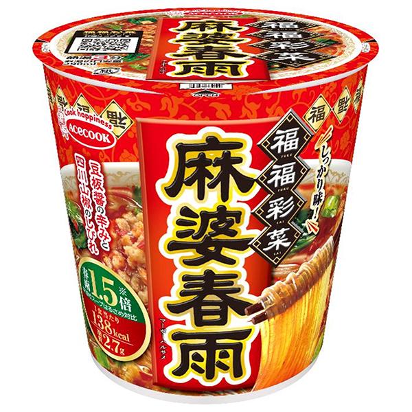 スープはるさめ エースコック 福福彩菜 麻婆春雨 38g×12個入｜ 送料