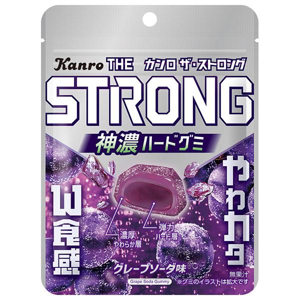 Kanro（カンロ） ザ・ストロンググミ グレープソーダ 70g×6袋入｜ 送料