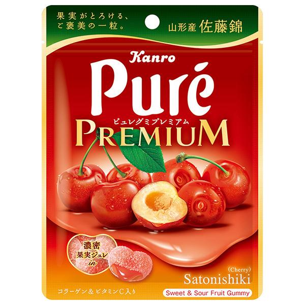 Kanro（カンロ） ピュレグミプレミアム 山形産佐藤錦 54g×6袋入｜ 送料