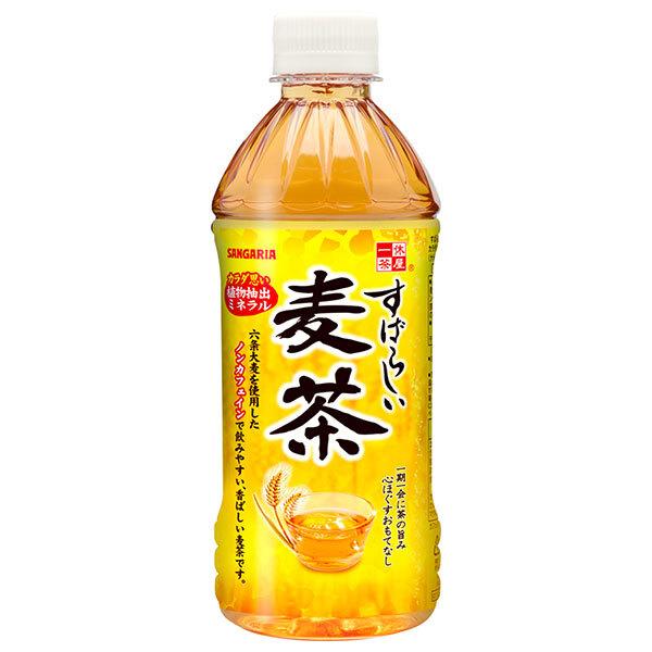 他サイト： サンガリア すばらしい麦茶 500mlペットボトル×24本入×(2ケース)｜ 送料無料の商品画像