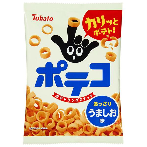 東ハト ポテコ うましお味 67g×12個入｜ 送料無料