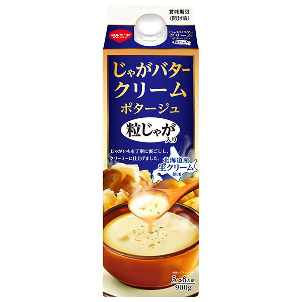 スジャータ じゃがバター クリームポタージュ 粒じゃが入り 900g紙パック×6本入×(2ケース)｜ 送料無料