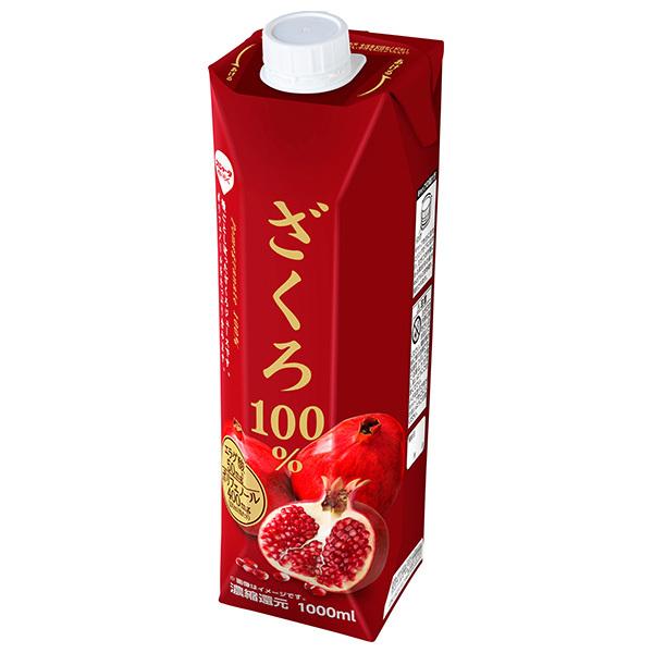 [爆買 お中元] スジャータ ざくろ100% 1000ml紙パック×6本入×(2ケース)｜ 送料無料