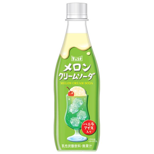 チェリオ メロンクリームソーダ 430mlペットボトル×24本入×(2ケース