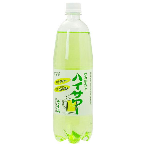 博水社 ハイサワー ライム 1000mlペットボトル×15本入｜ 送料無料