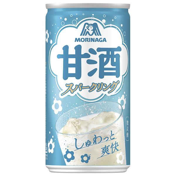 森永製菓 スパークリング甘酒 190ml缶×30本入×(2ケース)｜ 送料無料