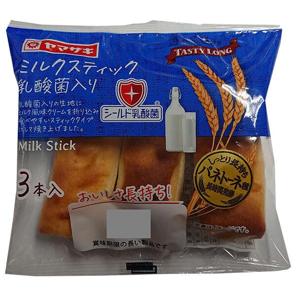 山崎製パン ミルクスティック 乳酸菌入り 3本入×10個入｜ 送料無料