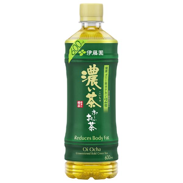 伊藤園 お〜いお茶 濃い茶【手売り用】 600mlペットボトル×24本入×(2ケース)｜ 送料無料