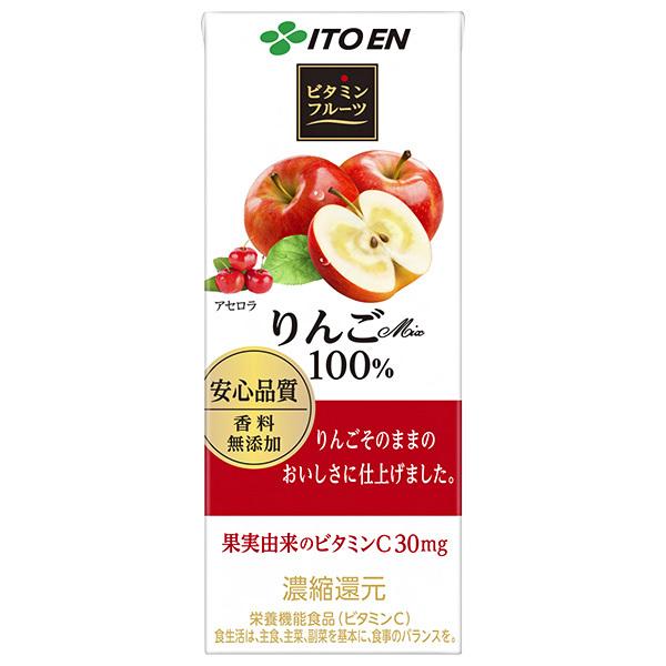 ビタミンフルーツ 伊藤園 りんごMix 100% 200ml紙パック×24本入｜ 送料