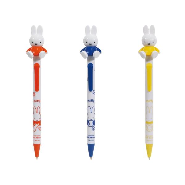 ミッフィー おすわりアクションペン 筆記用具 ボールペン レッド