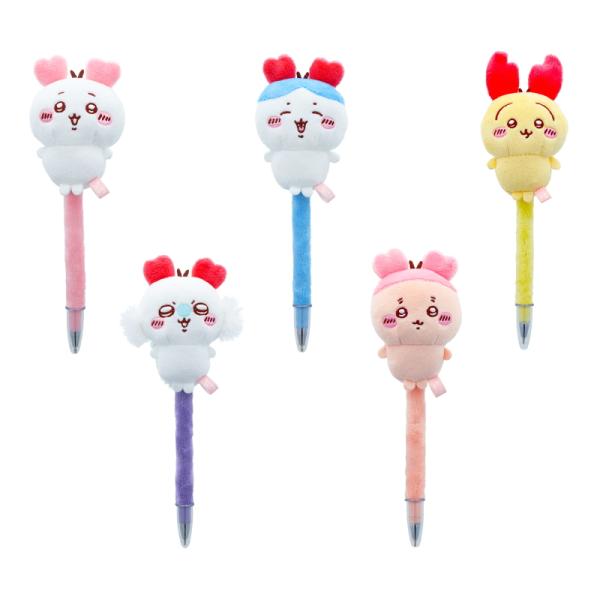 ちいかわ ふわふわマスコットボールペン ハチワレ うさぎ モモンガ