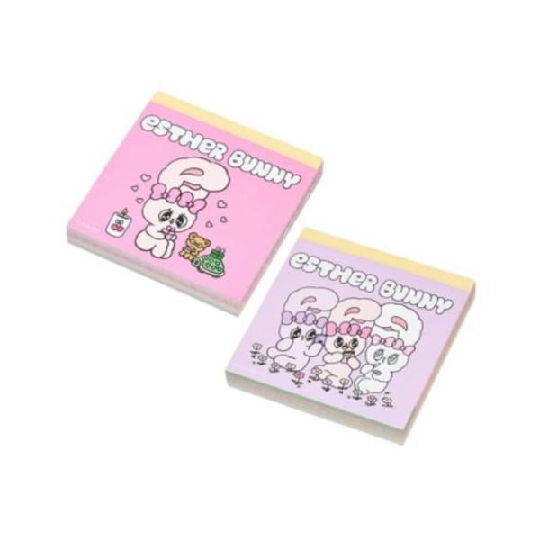 ミス・バニー　メモ帳　レターセット　まとめ売り　タオル エスターバニー スクエアメモ 全2種 めも メモ帳 メモ紙 メッセージ