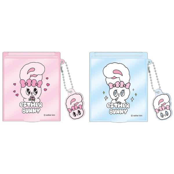 エスターバニー マスコット付きミラー コンパクトミラー スタンド