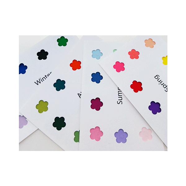 パーソナルカラー フォーシーズン はがきサイズ 布見本 カラーパレット スウォッチ 色見本 サロン インテリア 4枚セット Buyee Servicio De Proxy Japones Buyee Compra En Japon