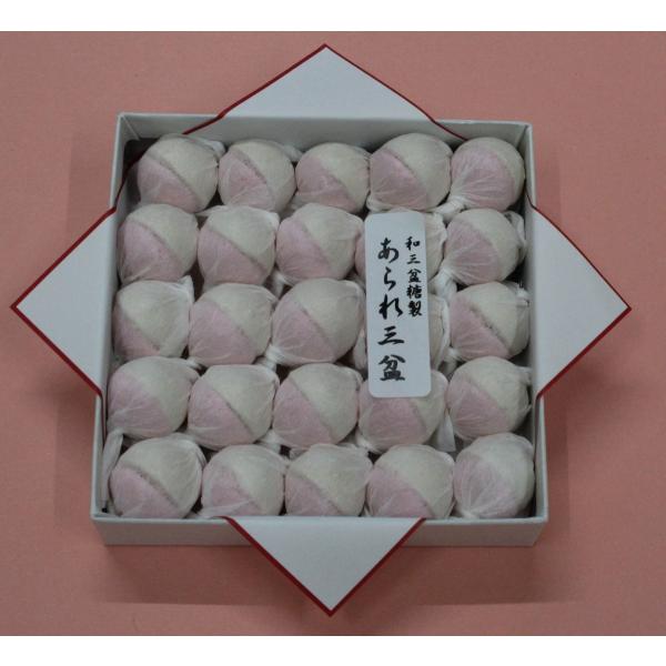 名　　称　干菓子原 材 料　和三盆糖、澱粉、着色料内 容 量　約65ｇ箱サイズ　8.7cm×8.7cm×2.2cm賞味期限　約３ヶ月【栄養成分表】　　　（100g当たり）エネルギー　398kcalたんぱく質　0.1g脂　　　質　0.1g炭 ...