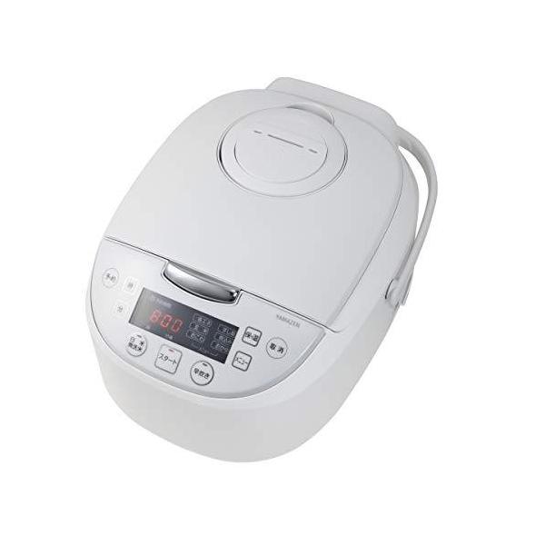 山善 炊飯器 5.5合 1L マイコン式 9種類炊き分け機能 保温 予約 玄米 ホワイト YJDM550W メーカー保証1年