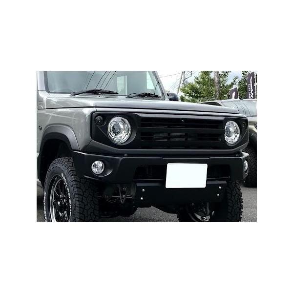 ジムニー JIMNY WORLD samuraiフロントグリル 全マットブラック ジムニー JIMNY WORLD samuraiフロントグリル 全マットブラック