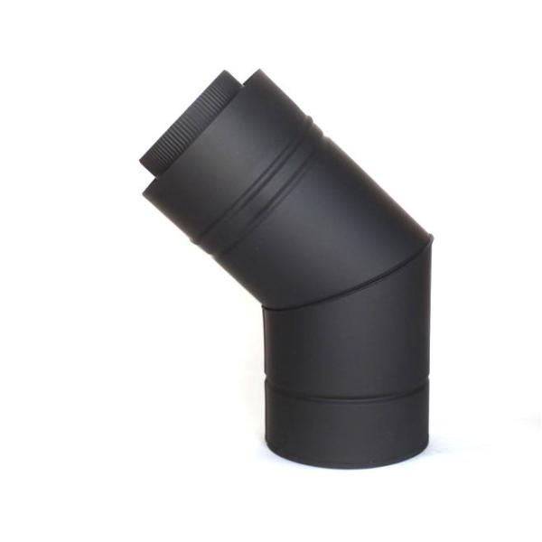 ☆送料無料☆二重断熱 曲り45° /内径150ミリ外径200ミリ