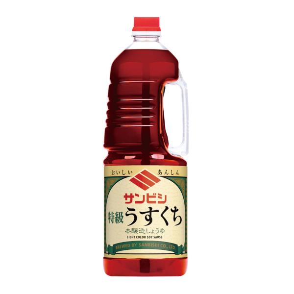 ハンディうすくち醤油 1800ml サンビシ 徳用 しょうゆ 薄口 淡口 調味料 業務用 お得 まとめ買い ギフト 父の日