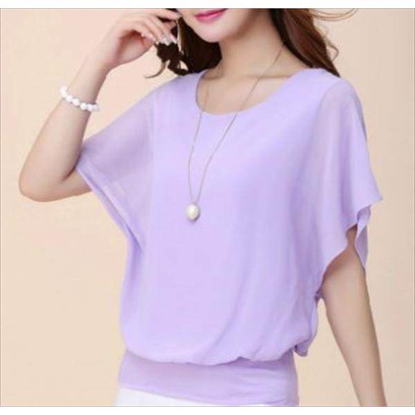 ブラウス レディース トップス シフォンブラウス ドルマン 袖フレア 大きいサイズ Tシャツ オフィス きれいめ ひらひら 送料無料 得トクセール オープン記念 Buyee Buyee 日本の通販商品 オークションの代理入札 代理購入