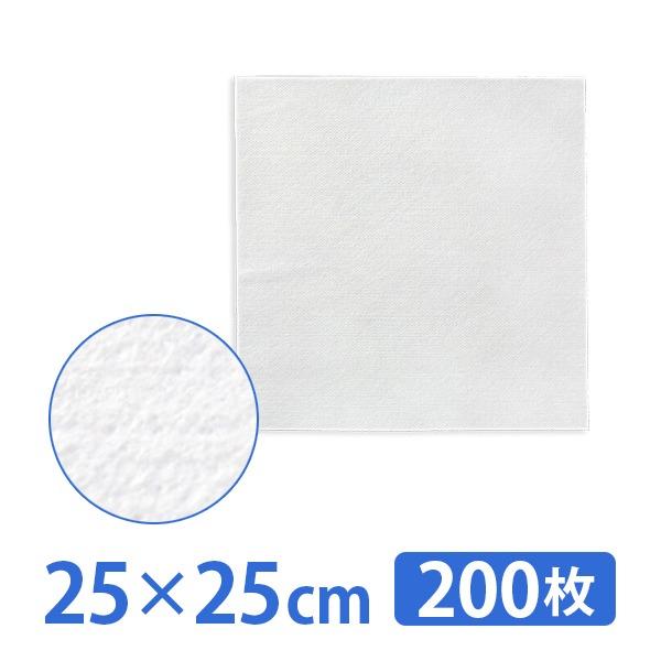 【仕様】■数量：200枚■サイズ：長さ25×幅25cm■素材：不織布(コットン100％)フェイス ガーゼ 不織布 コットン100％ 25×25cm 200枚入 ( 11036 ） 化粧用 コットン エステ用品 中国 固め