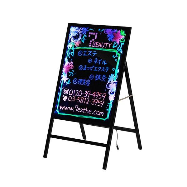 翌日配送 Led 光る 手書き 看板 片面 幅53 高さ100cm A型看板 ブラックボード スタンドボード メニューボード ウェルカムボード マーカー 立て看板 黒板 Buyee 日本代购平台 产品购物网站大全 Buyee一站式代购 Bot Online
