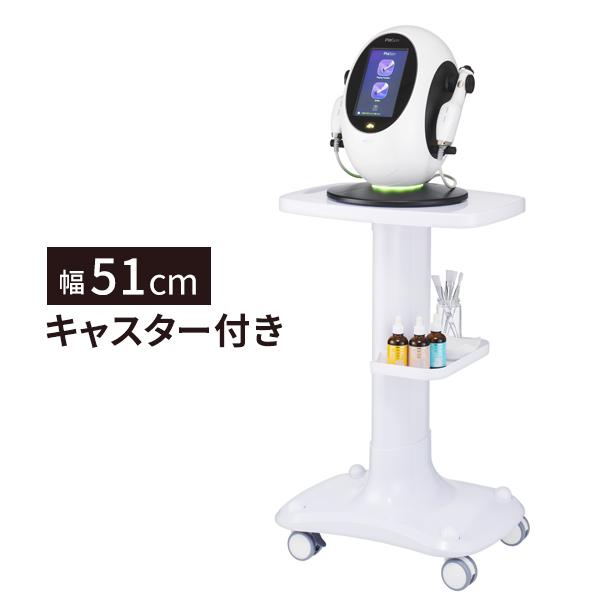 7BEAUTY エステ機器ワゴン ST-2 ホワイト キャスター付き エステ