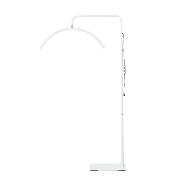 LEDライト フロアライト 三日月型 360度回転 スタンドライト まつげ