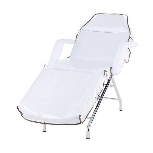 45439：フェイシャルベッド用ビニールカバー (無孔) 幅63cm【仕様】■数量：1枚 ■使用可能なベッドサイズ：約幅62〜63×長さ180〜183cm ■厚さ：約0.2mm ■梱包サイズ：約90.5×7.2×7cm ■素材：ビニール(P...