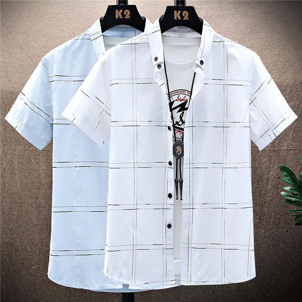 シャツ メンズ 半袖 夏 お兄系 大人気 チェック柄 吸汗速乾 トップス カジュアルシャツ かっこいい 通勤 紳士服 夏服 サマー 送料無料 Whcsn0044 Ntwatch 通販 Yahoo ショッピング