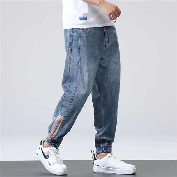ジョガーパンツ メンズ デニムパンツ ジーンズ 激伸び ストレッチパンツ デニム 太め ゆったり 春夏 送料無料 Whhlkui0046 Ntwatch 通販 Yahoo ショッピング