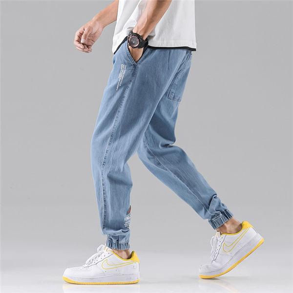 ジョガーパンツ メンズ デニムパンツ 刺繍 英語文字 テーパードパンツ ウエストリボン 柔軟 美シルエット 人気 太め ゆったり 春夏 送料無料 Whhlkui0078 Ntwatch 通販 Yahoo ショッピング