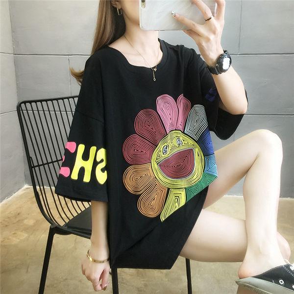 半袖tシャツ レディース ビッグtシャツ 白tシャツ プリント ロゴ 可愛い ゆったり カットソー 半そでtシャツ ゆるカットソー 夏服 肌着 リゾート Whwmtu Ntwatch 通販 Yahoo ショッピング