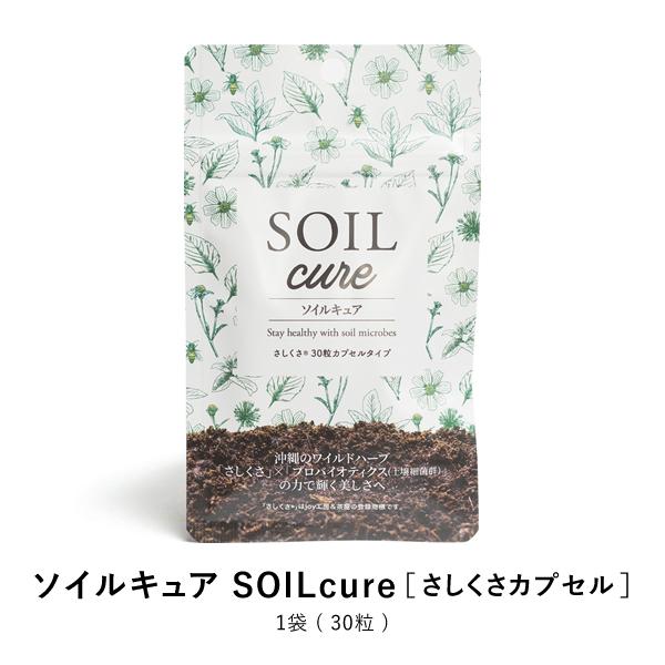 ソイルキュア さしくさカプセル 30粒 腸内細菌環境に必要な菌群が  