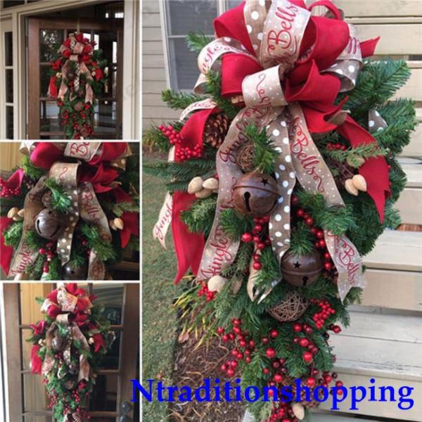 クリスマスリース 60cm 90cm クリスマス スワッグ 大きい クリスマスリース 60cm 90cm クリスマス スワッグ 大きい