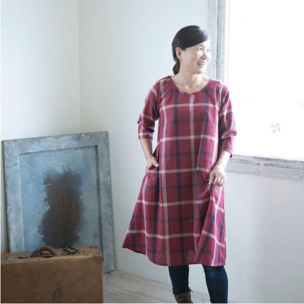 コットンチェックワンピース ワンピ チェック柄 カジュアル ナチュラル服 シンプル 重ね着 秋 秋ワンピース Buyee Buyee 日本の通販商品 オークションの代理入札 代理購入