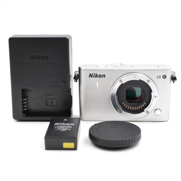 Nikon 1 J3 ボディ シルバー ミラーレス一眼カメラ ニコン