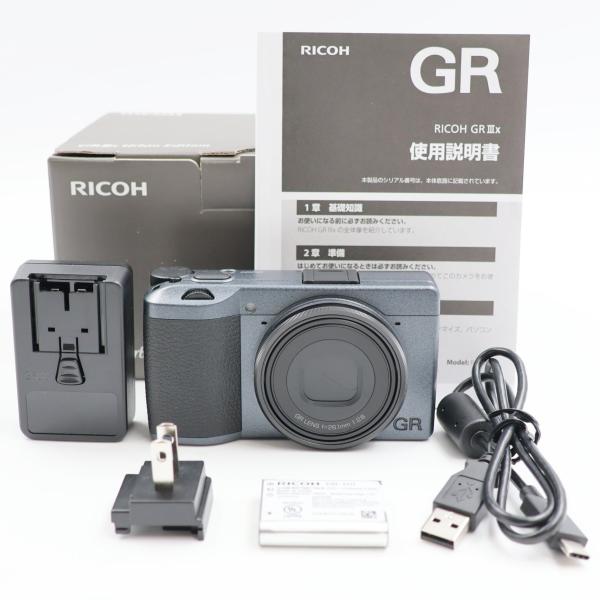シャッター数506枚 RICOH GR IIIx Urban Edition メタリックグレー