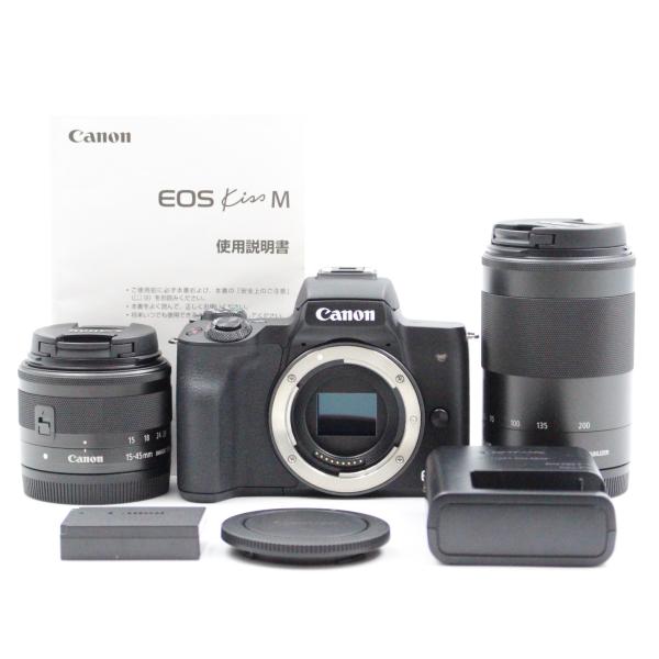 キヤノン シャッター数2000枚以下 CANON EOS Kiss M ダブル キヤノン シャッター数2000枚以下 CANON EOS Kiss M ダブル