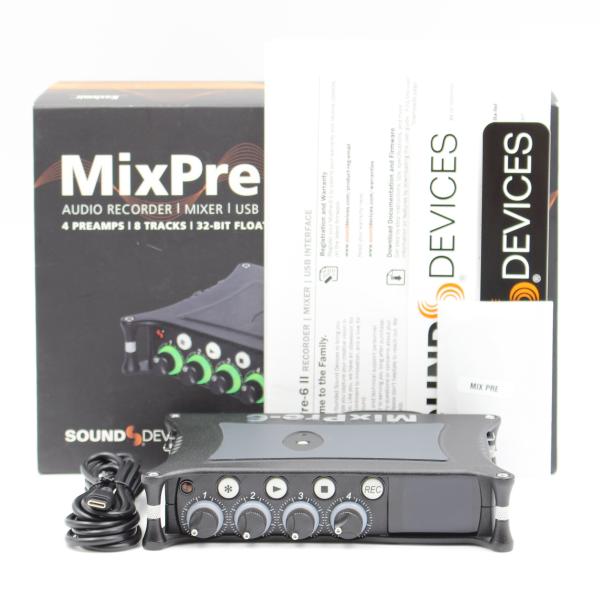 SOUND DEVICES MixPre-6II II ポータブルミキサー&レコーダー SOUND DEVICES MixPre-6II II ポータブルミキサー&レコーダー