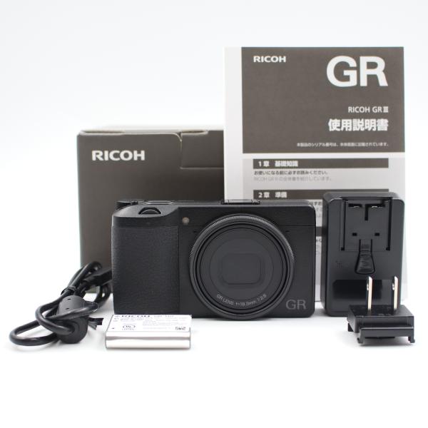 リコー シャッター数50枚 RICOH GR III ブラック コンパクト