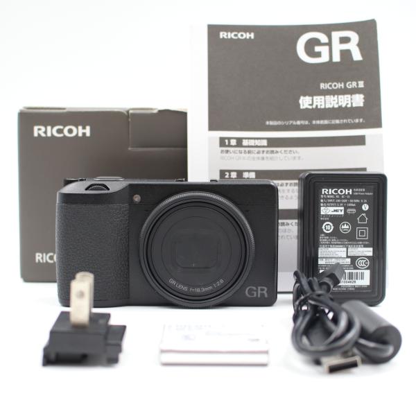 リコー（RICOH） シャッター数5742枚 RICOH GR III ブラック