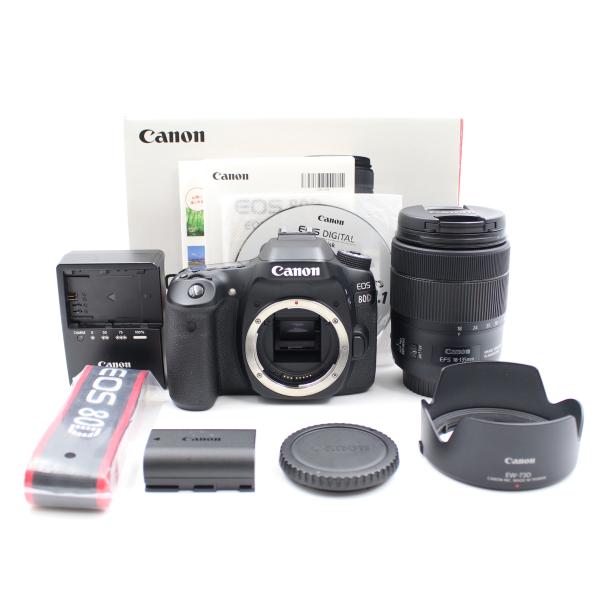 シャッター数16398枚 CANON EOS 80D EF-S18-135 IS USM レンズキット デジタル一眼レフカメラ キヤノン