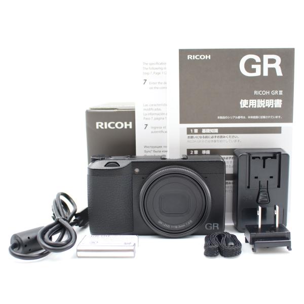シャッターカウント95と極少の美品、RICOH GRⅢ 中古】RICOH リコー GR III コンパクトデジタルカメラ