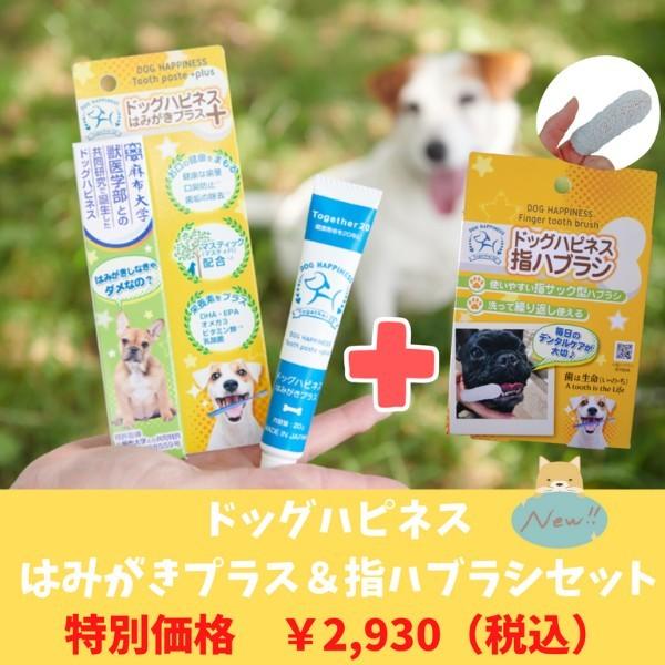 ドッグハピネスはみがきプラスと指ハブラシセット ペット用品 犬用品 デンタルケア用品 歯磨き粉 口臭ケア 口臭対策 サプリメント 犬用指ハブラシ Plus Yubihaburashiset Nub Shop 通販 Yahoo ショッピング